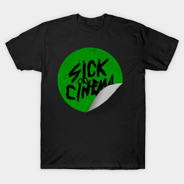 Sick On Cinema Horror Sticker T-Shirt by Sick On Cinema